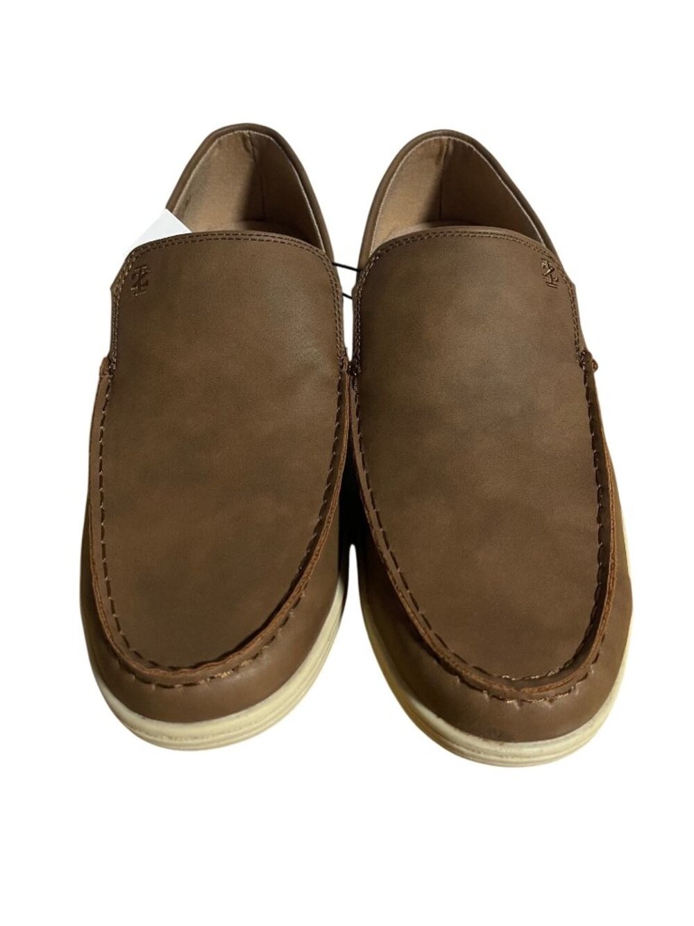 Izod Seapoint Loafers Mens 10.5 M Tan Slip On Shoes Business Casual Everyday